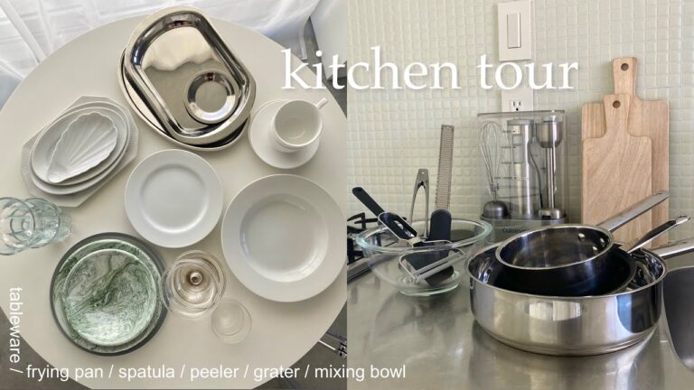 【キッチンツアー】愛用している食器やキッチングッズをご紹介 | セレクトショップやダイソー、楽天購入品など