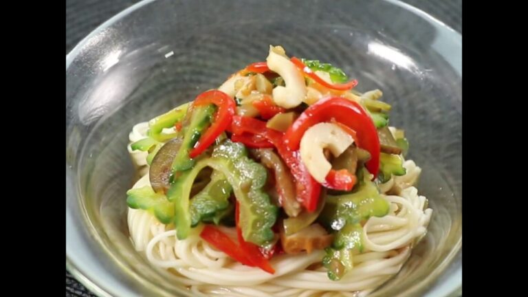 ザーサイとごま油で中華風 夏野菜あえめん ｜ moguna[モグナ]