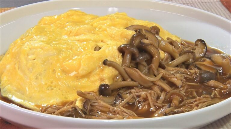 ふわとろオムライスきのこソース【キチキチキッチン】