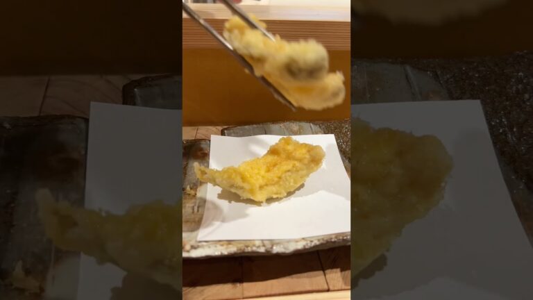 うちゅくしい…天ぷら屋さんの穴子