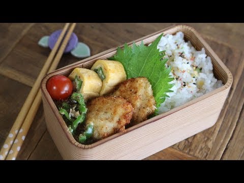 【お弁当作り】たった３品の簡単おかず弁当obento#512