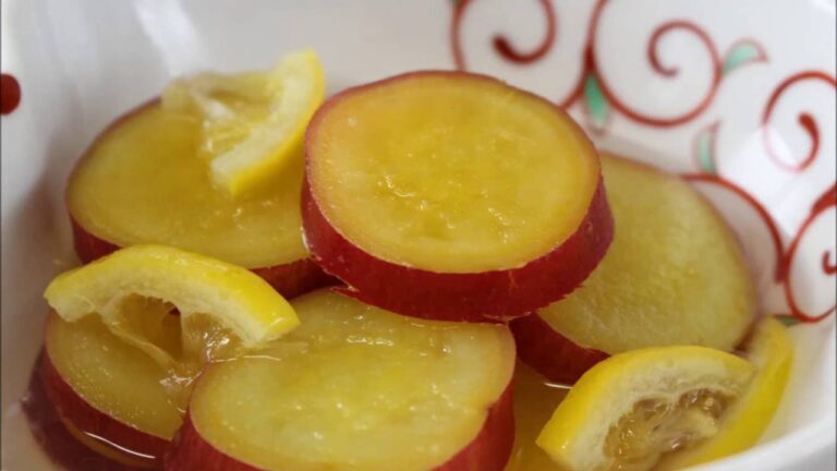 「さつまいものレモン煮」の作り方【料理教室ボナペティ】