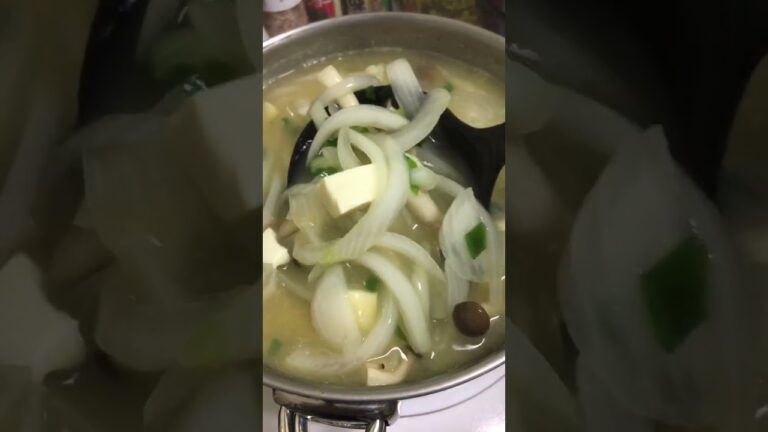 新玉ねぎの味噌汁(^^)