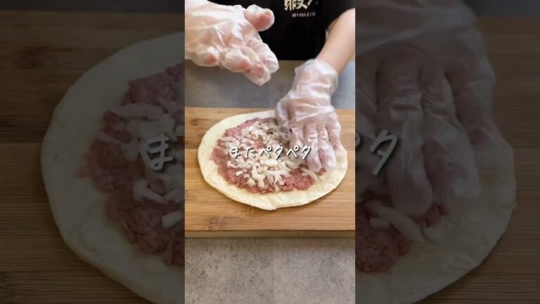 【この作り方は初めて見た...】#ずぼら #ずぼら飯 #簡単レシピ #簡単ご飯 #時短レシピ #かんたんレシピ #ズボラ料理 #ハンバーグ #ハンバーガー #ハンバーグレシピ