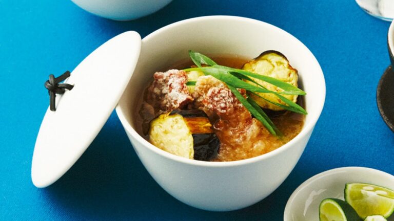 豚肉となすのみぞれ椀