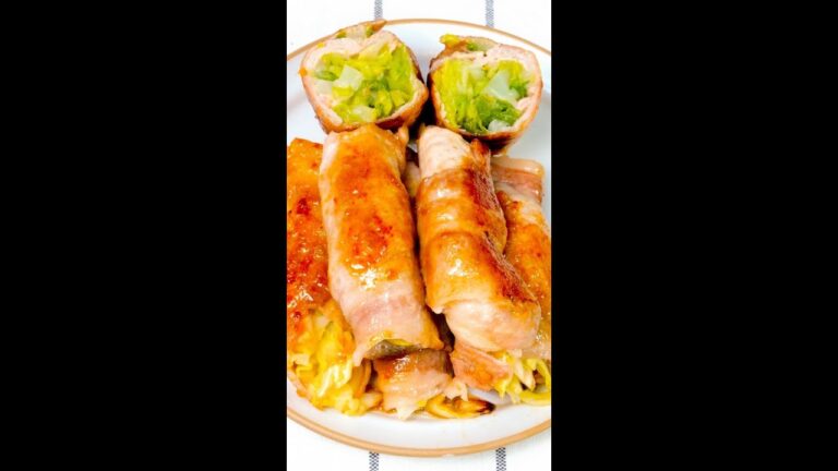 【春キャベツで逆ロールキャベツ】一瞬でペロリ！家族も大喜びのおかずレシピです！ / NEO Cabbage Rolls #shorts