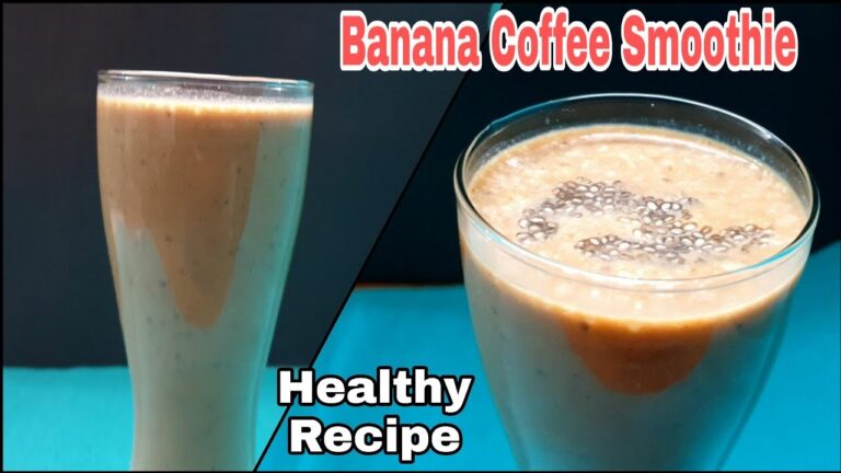 Banana Coffee Smoothie || Quick Healthy Weight Loss Smoothie || Tasty Banana Coffee for breakfast