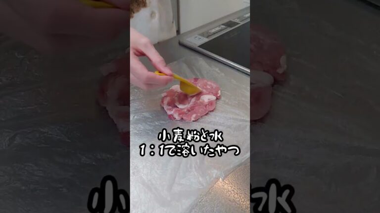 【お弁当作り】専業主婦が作る旦那弁当～豚こまカツ編～　#shorts