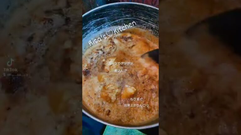 #手羽元コーラ煮#お醤油#お砂糖#少々#コーラでグツグツ#煮込み料理#トロトロだよっと♡