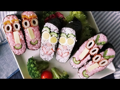 【切ったらどうなる？】不思議おにぎらず♡