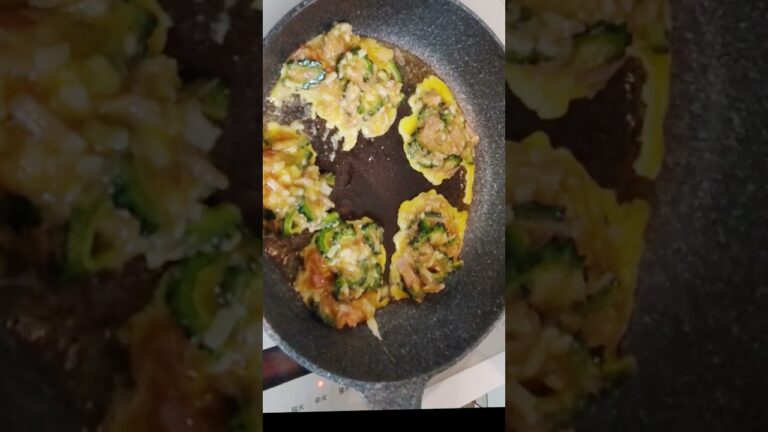 【ゴーヤとベーコンチーズ焼き】簡単時短｜苦くない｜おつまみに #Shorts