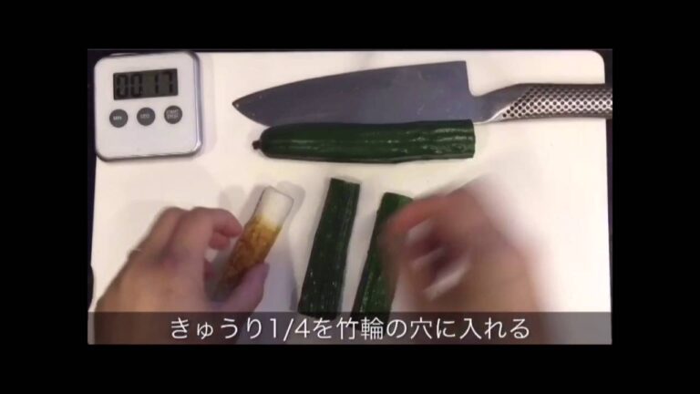 【1分レシピ vol.5】きゅうりの竹輪巻き