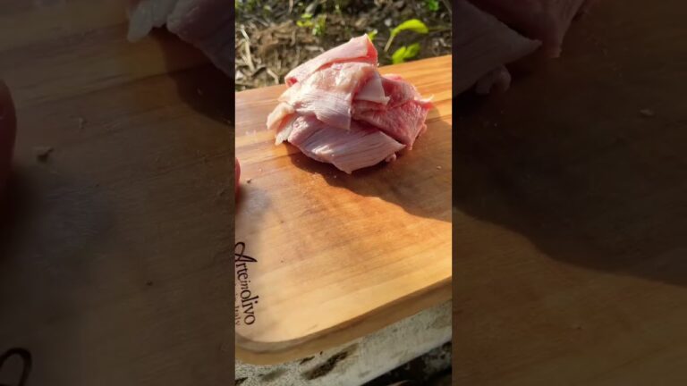 【キャンプ飯】焼くだけ簡単な牛すじ煮込み風【シンプルに旨い】 #shorts