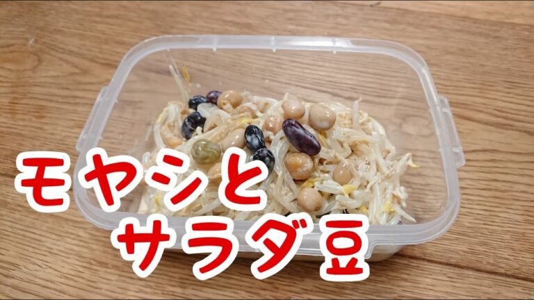 【#3】時短‥簡単料理✨モヤシとサラダ豆のあいつら