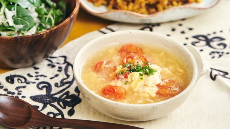 体ぽかぽか♪スペイン風にんにくスープ