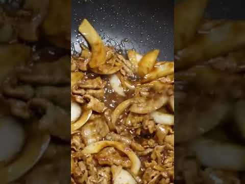 この味の濃さ、必ずハマる！ウスターソース生姜焼き #Shorts