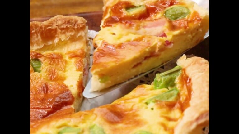 豆乳ベースの生地でさっぱりヘルシー ベーコンとスナップえんどうの豆乳キッシュ ｜ moguna[モグナ]