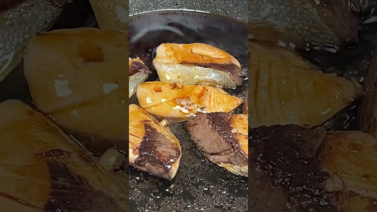 焼き物授業、照り焼き