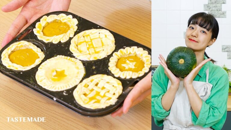 【簡単レシピ】冷凍パイシートでミニパンプキンパイの作り方【きゅうりめし】