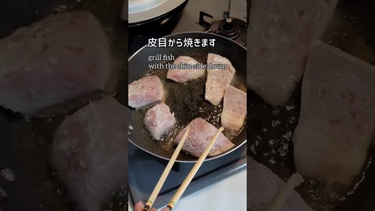 【簡単絶品】ブリのムニエルの作り方 Yellowtail meuniere. #shorts #ブリ #レシピ動画 #レシピ #recipe