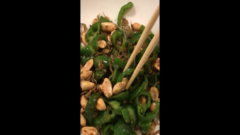 【簡単料理レシピ】 じゃこまぜピーマンナッツ　 #shorts