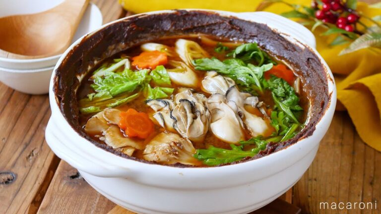 【かきの土手鍋】プリプリのかきが絶品！広島県の人気郷土料理をおうちで♪｜macaroni（マカロニ）