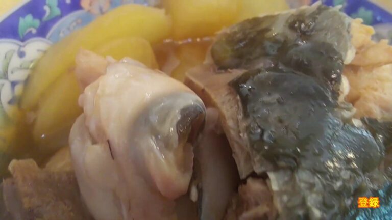 目玉あり　ぶりのあらで作る　ぶり大根の　作り方