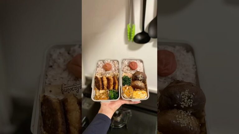 【つくね弁当】【椎茸の肉詰め弁当】#short#夫弁当#毎日弁当#簡単弁当#主婦の日常