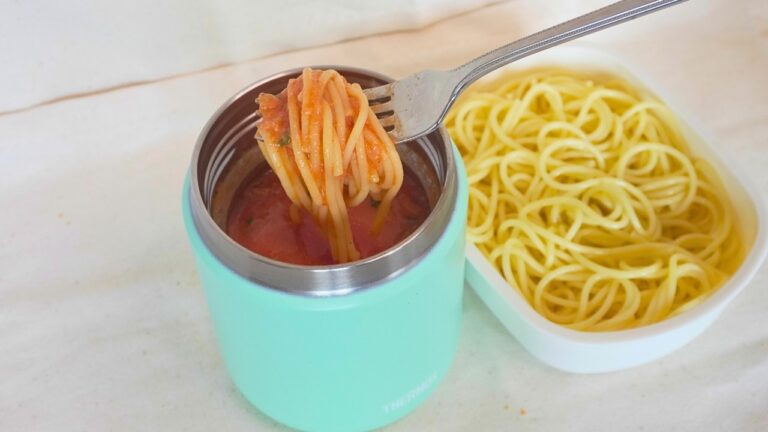 【パスタ弁当4品】スープジャーでパスタ弁当4品
