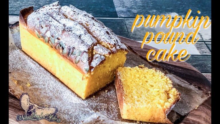 【今日のおやつ】かぼちゃのパウンドケーキ/【Pumpkin pound cake】