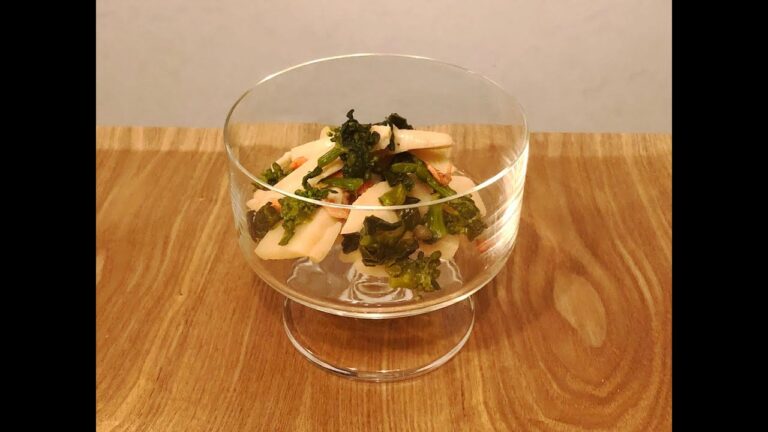 味菜の花とたけのこ山椒の和え物　京つけものもり mori'sキッチン