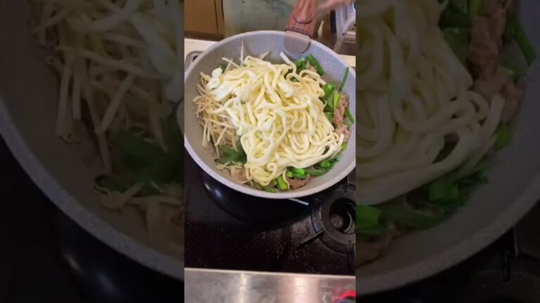 特別な調味料は使いません！パッタイ風焼きうどんが美味しかったのでご紹介！