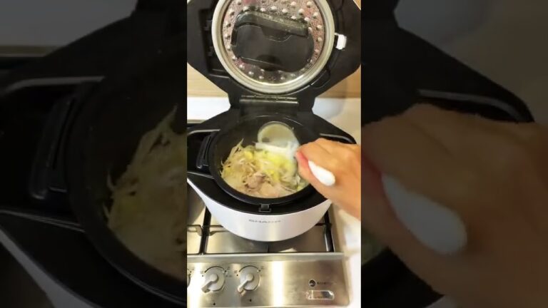 ホットクック/コンソメ不要！豚肉と白菜、玉ねぎ&もやしの天然塩スープ￼/「わじまの海塩」使用/加熱25分/出来上がり瞬間￼#Shorts￼