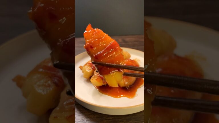 【ポテト好きにみてほしい🥔】テリッテリ肉巻きポテトの作り方が楽すぎた#shorts