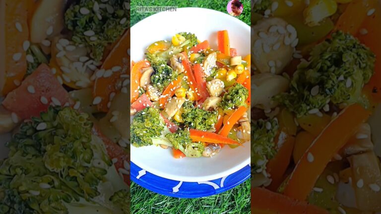 Mushroom Saute Vegetables| Vegetable Stir Fry| #shorts #ritaskitchen #trending