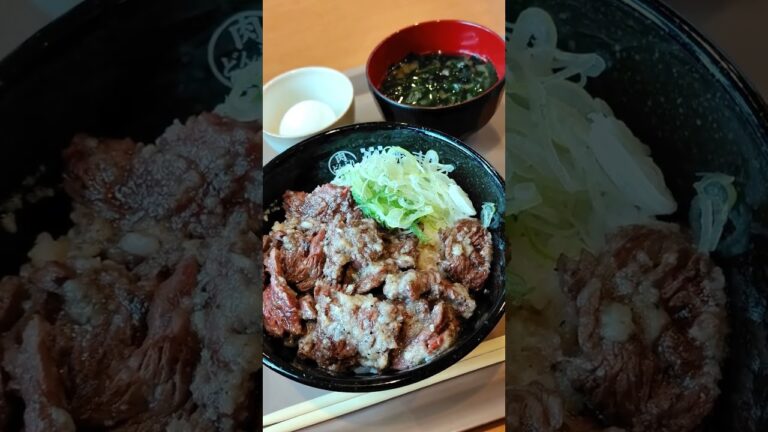 【愛知】にんにくたっぷりの肉どんぶりが美味すぎた Beef Bowl Lunch #きまグルメ #kimagourmet