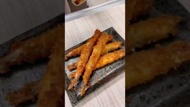子持ちししゃもをフライにして、チーズ🧀かけて食べた！幸せ〜#shorts