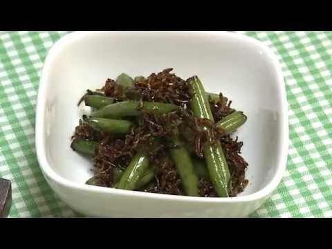 140602さやいんげんとじゃこの炒め煮