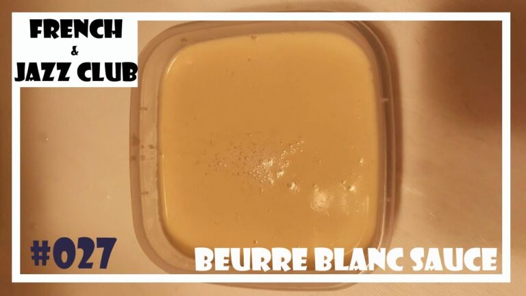 【プロレシピ】現役フレンチシェフが作る 魚のブールブランソース｜FJCLUB   Beurre Blanc Sauce