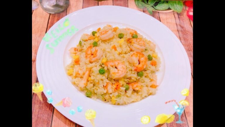 オレンジえびピラフ