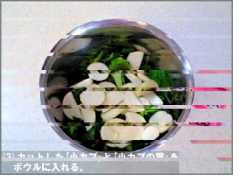 ペットボトル栽培II　時なし小カブの浅漬けの作り方