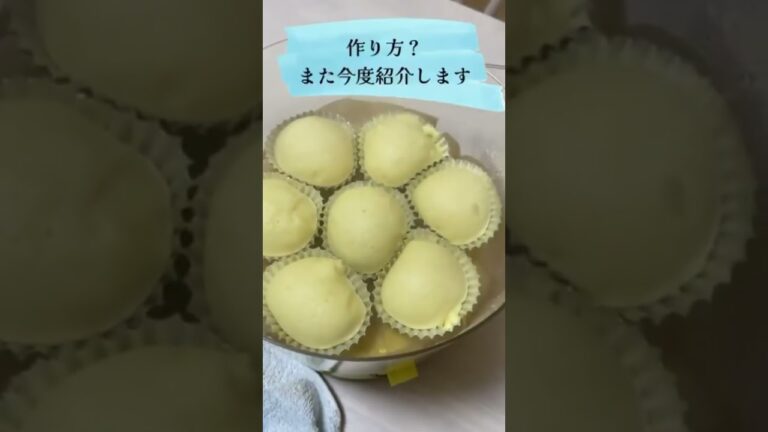ライソンのプルプルプリンメーカーでホットケーキミックス蒸しパン作ってみた