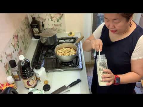 レンコンの煮物と、味付け卵の作り方