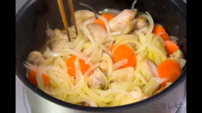 数秒でわかる「カボチャのクリームシチュー」の作り方