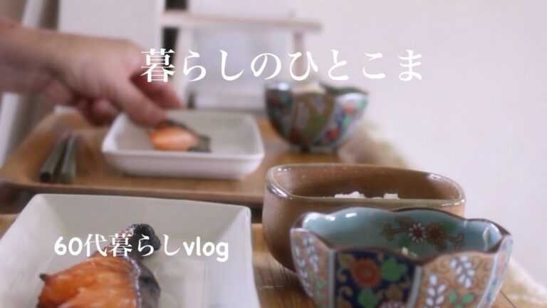【60代暮らしのvlog】我が家の献立２日分/貰った野菜で作り置き