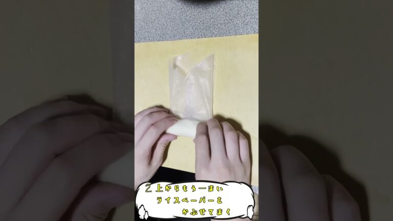 【激ウマ】トッポギ風ライスペーパーの作り方#shorts