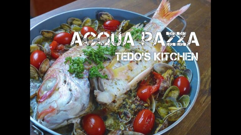 アクアパッツァの作り方  acqua pazza recipe