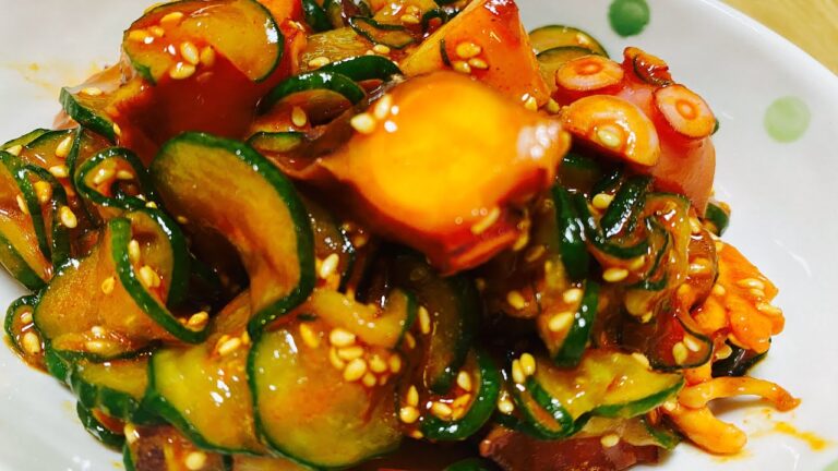 1番簡単な【タコきゅうり】