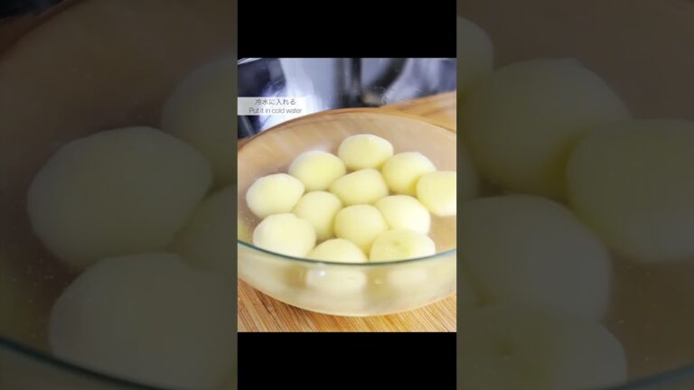 材料2つ！豆腐みたらし団子の作り方！ #shorts