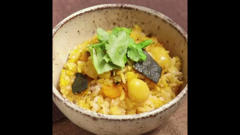 かぼちゃと銀杏の炊き込みご飯 作り方・レシピ   クラシル